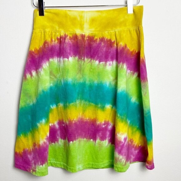 Tie Dye Mini Skirt Small Handmade Small - Picture 2 of 4